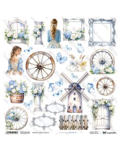 Papir za rezanje - Elements 14 - 30,5x30,5cm - 250g - ScrapAndMe