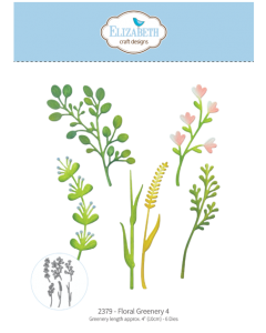 Rezalna šablona - Greenery 4 - cca 10cm dolžina - Elizabeth craft designs