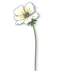 Rezalna šablona - Blooming Anemone - Memory box