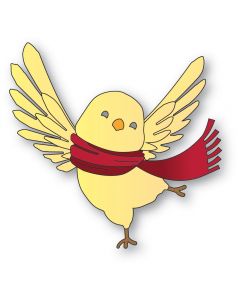 Rezalna šablona - Happy Dance Bird - 7,9x8,4cm ptica - Memory box