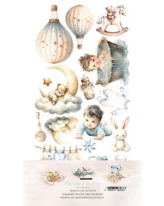 Set papirjev za rezanje - My Little Baby - Boy - 30,5x15cm - 7 listov - 250g - Art Alchemy