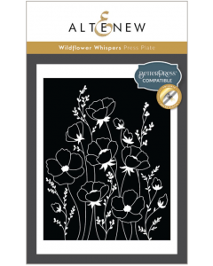 Plošča - Wildflower Whispers Press Plate Set - Altenew