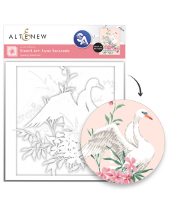 Plastična šablona - Swan Serenade - Altenew