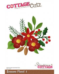 Rezalna šablona - Seasons Floral 1 - CottageCutz
