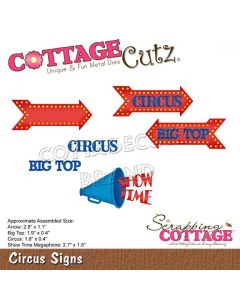 Rezalna šablona CottageCutz Circus Signs