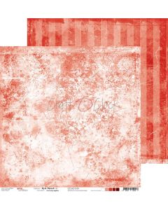 Dvostranski papir - RED MOOD 01 - 30,5 x 30,5 cm - 250g 