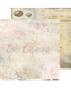 Dvostranski papir - HUMMINGBIRD SONG 4 - 30,5 x 30,5 cm - 250g