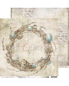 Dvostranski papir - HUMMINGBIRD SONG 5 - 30,5 x 30,5 cm - 250g