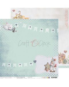Dvostranski papir - SLEEP & DREAM 03 - 30,5 x 30,5 cm - 250g