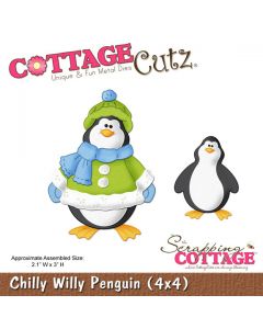 Rezalna šablona - Chilly Willy Penguin - CottageCutz