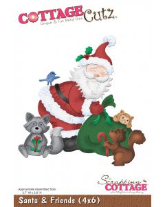Rezalna šablona - Santa & Friends - CottageCutz