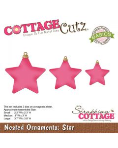 Rezalna šablona - Nested Ornaments: Star - CottageCutz