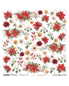 Papir za rezanje - Christmas 28 - 30,5x30,5cm - 250g - ScrapAndMe