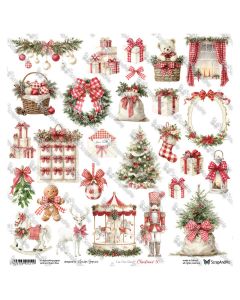 Papir za rezanje - Christmas 30 - 30,5x30,5cm - 250g - ScrapAndMe