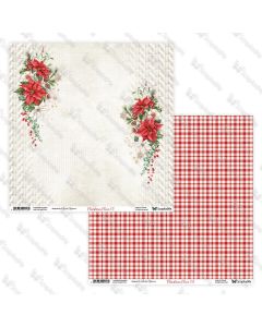 Dvostranski papir - Christmas Cheer 01/02 - 30,5x30,5cm - 250g - ScrapAndMe