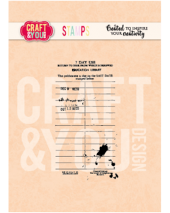 Štampiljka - Vintage Paper - Craft & You Design