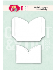 Rezalna šablona - Pocket - žepek - 9,5x7cm največji izrez - Craft & You Design