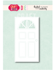 Rezalna šablona - Kamila's Door - vrata - 14x7,5cm - Craft & You Design