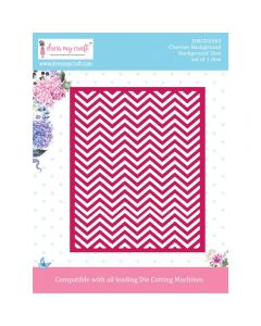 Rezalna šablona Dress my Craft - Chevron Background - 140x114mm