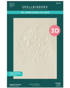 Embosirna srajčka 3D - Magical Fuchsia - 10,8x14cm - Spellbinders