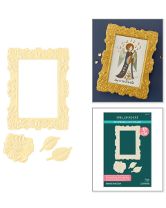 Embosirna srajčka 3D + rezalna šablona - Greenwich Market Frame - 10,8x14,1cm okvir - Spellbinders