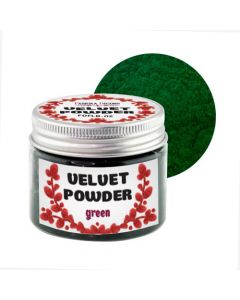 Velvet powder - green - 50 ml - Fabrika Decoru