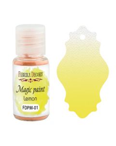 Suha barva - Magic Paint - Lemon - 15ml - Fabrika Decoru