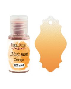 Suha barva - Magic Paint - Orange - 15ml - Fabrika Decoru