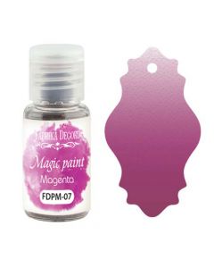 Suha barva - Magic Paint - Magenta - 15ml - Fabrika Decoru