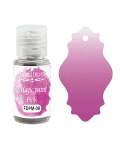 Suha barva - Magic Paint - Pink - 15ml - Fabrika Decoru