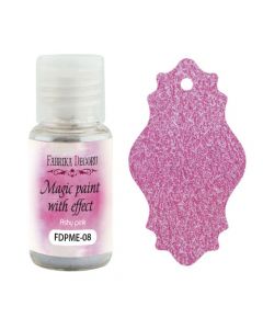 Suha barva z efektom - Magic paint with effect - Ashy pink - 15ml - Fabrika Decoru