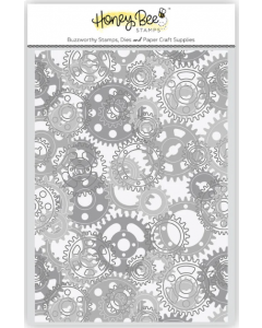 Embosirna srajčka 3D - Gears - Honey Bee Stamps