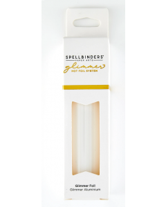 Folija - Glimmer Hot Foil - Opaque White - 12,7cm x 4,6m - 1 kos - Spellbinders
