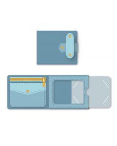 Rezalna šablona - Lovely Layers: Wallet - denarnica - Honey Bee Stamps