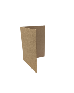 Osnova za voščilnico - A6 - 10,5x14,8cm - kraft - 1 kos - GoatBox
