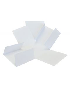 Osnova za škatlico presenečenja z zavihkom - 10x10x10cm - bela - 300g - GoatBox
