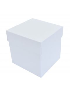 Osnova za škatlico presenečenja - mini- 6x6x6cm - bela - 300g - GoatBox 