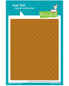 Hot foil šablona - Itsy Bitsy Polka Dot Background - pikice - Lawn Fawn