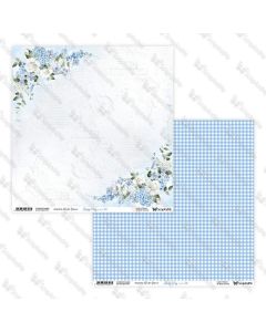 Dvostranski papir - Lovely Day in Blue 03/04 - 30,5x30,5cm - 250g - ScrapAndMe