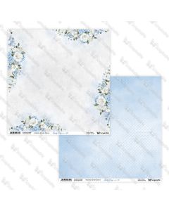 Dvostranski papir - Lovely Day in Blue 09/10 - 30,5x30,5cm - 250g - ScrapAndMe