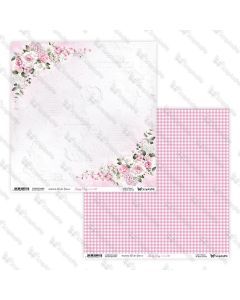 Dvostranski papir - Lovely Day in Pink 03/04 - 30,5x30,5cm - 250g - ScrapAndMe