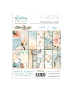 Set dvostranskih papirjev - Art Journal - Calm & Cozy - 15,2x20,3cm - 24 listov - 250g - Mintay