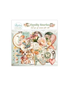 Set izrezov - Family Stories - 60 kos - Mintay