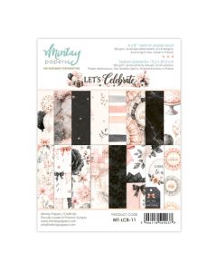 Set dvostranskih papirjev - Let's Celebrate - 15,2x20,3cm - 24 listov - 250g - Mintay