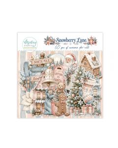 Set izrezov - Snowberry Lane - 60 kos - Mintay