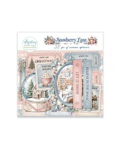 Set izrezov - Snowberry Lane - 38 kos - Mintay