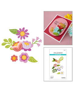 Rezalna šablona - Petal Fresh - 4,1x2,2cm največji izrez - Spellbinders