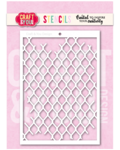 Stencil šablona - Mesh - A6 - 10,5x14,2cm - Craft & You Design