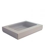 Osnova za škatlico z odprtino - B6 - 18,3x13,3x3cm - bela - 300g - GoatBox